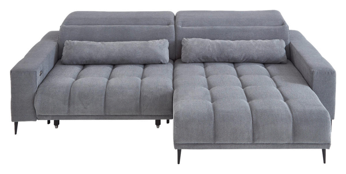 Funktionsecke Lana grau Microfaser B/H/T: ca. 284x108x169 cm Lana - schwarz/grau (284,00/108,00/169,00cm)