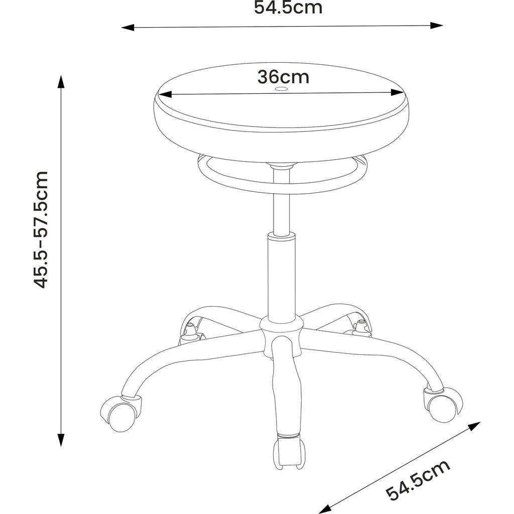 Thumbnail - Drehstuhl Jessi schwarz