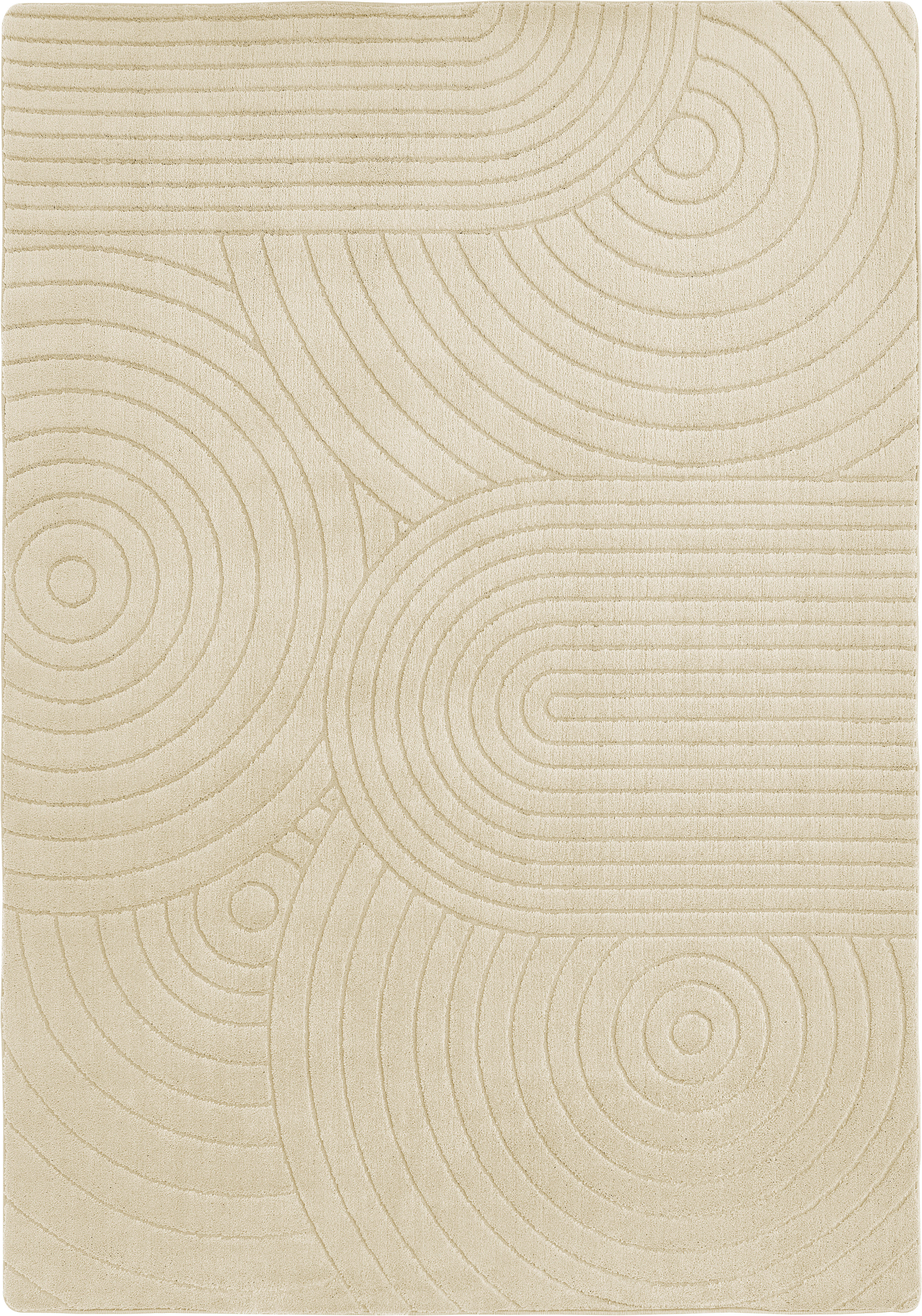 Andiamo Teppich Ferno Geo creme B/L: ca. 80x150 cm Ferno Geo - creme (80,00/150,00cm) - Andiamo