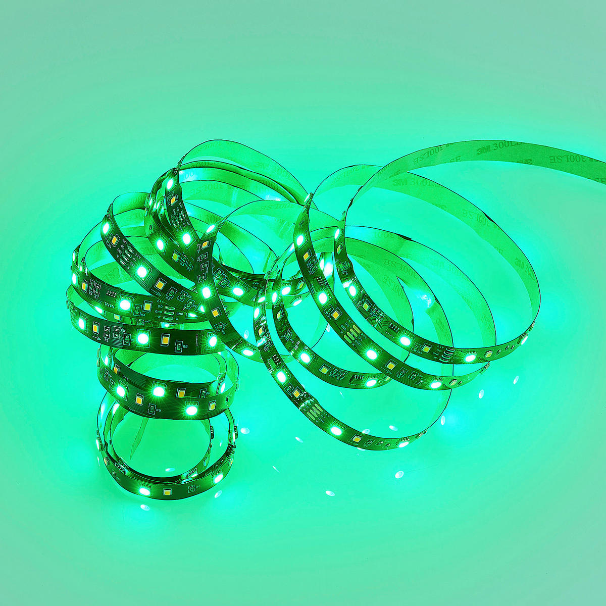 Lichtband schwarz Kunststoff B/L: ca. 1x500 cm LED-Lichtband_Racer - schwarz (1,00/500,00cm)