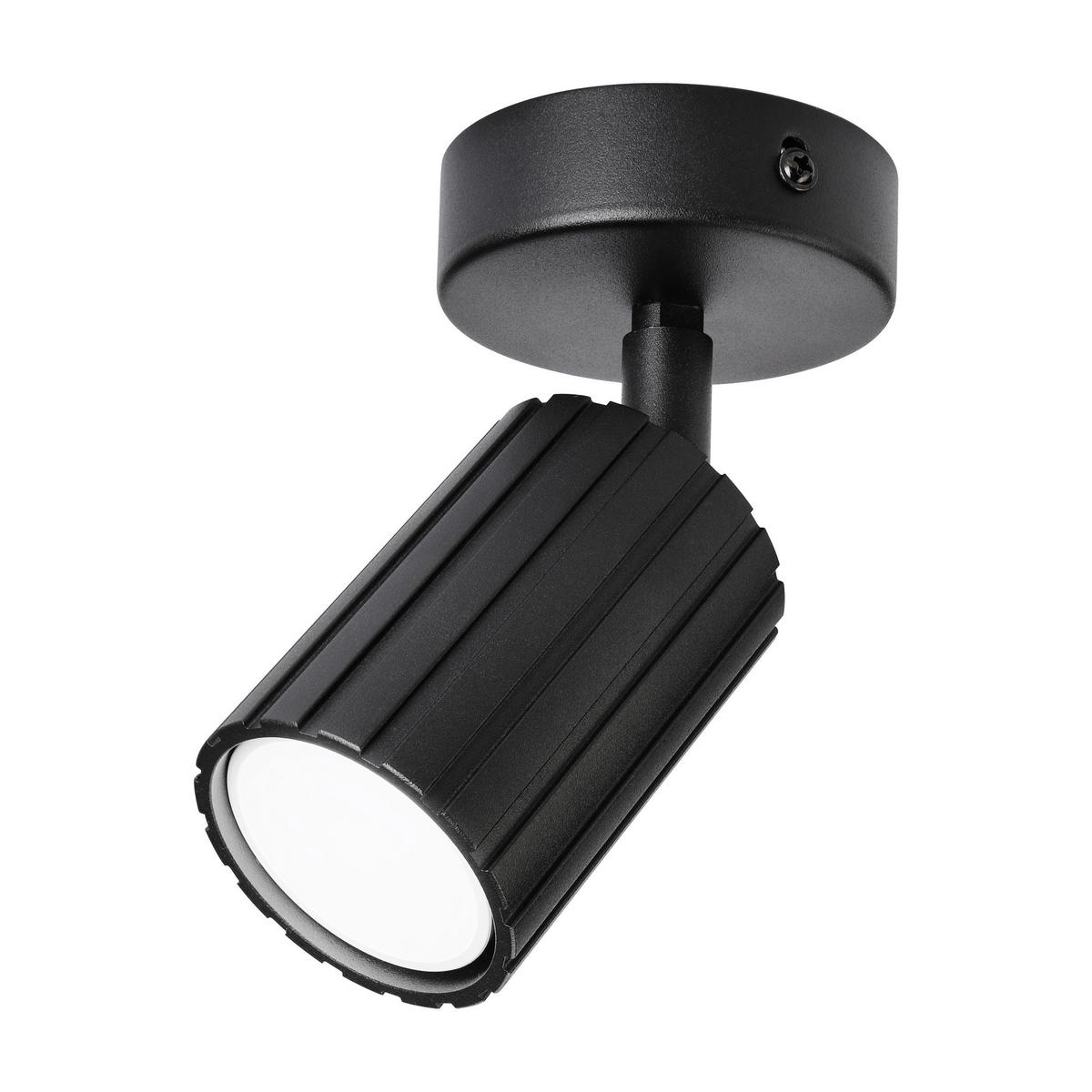 Lamkur Wandleuchte schwarz Stahl B/H/L: ca. 8x16x8 cm GU10 1 Brennstellen Prisma - schwarz (8,00/8,00/16,00cm) - Lamkur