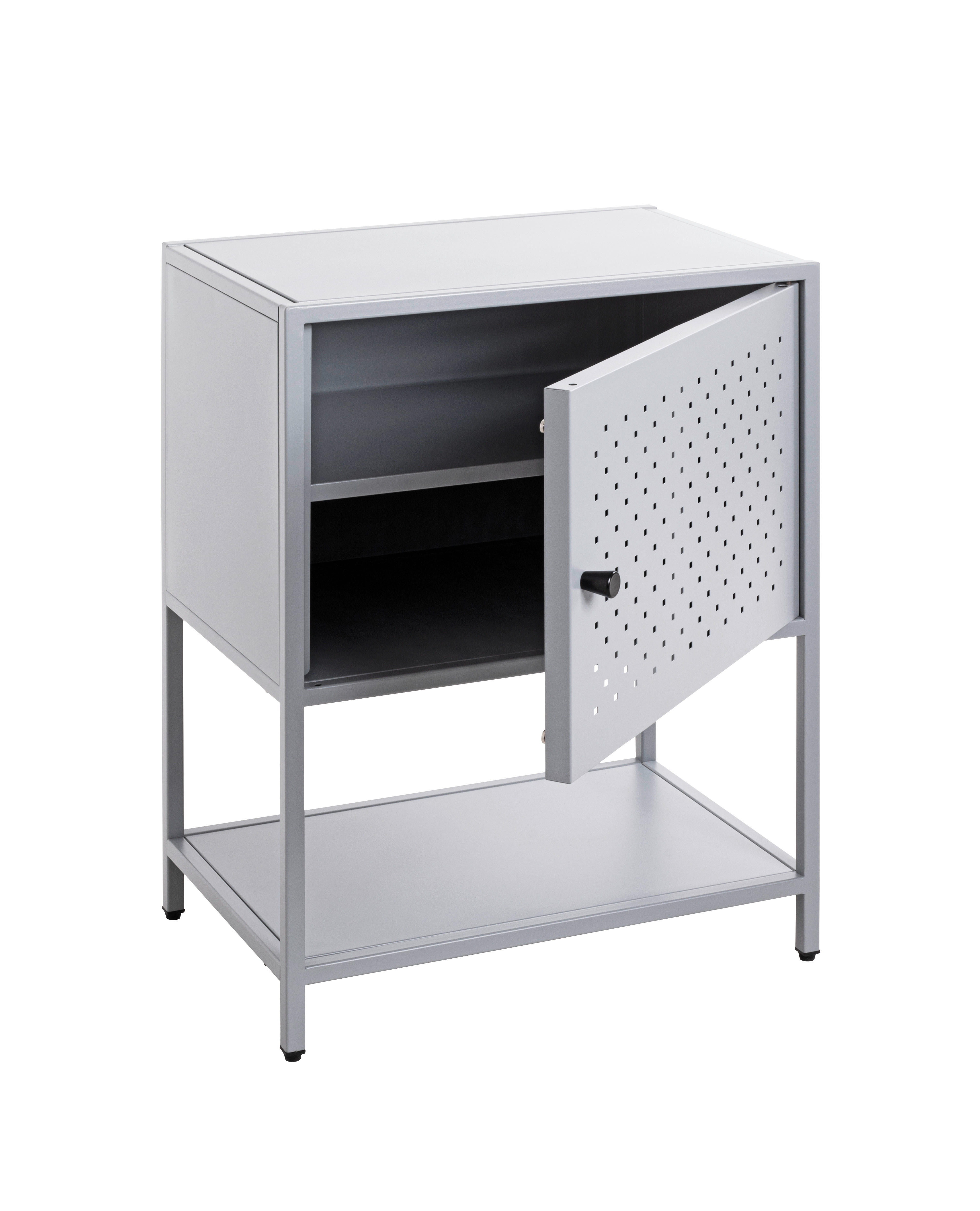 Beistelltisch  grau B/H/T: ca. 45x61x32 cm Houston_11_Beistlltisch 52148 - grau (45,00/61,00/32,00cm)