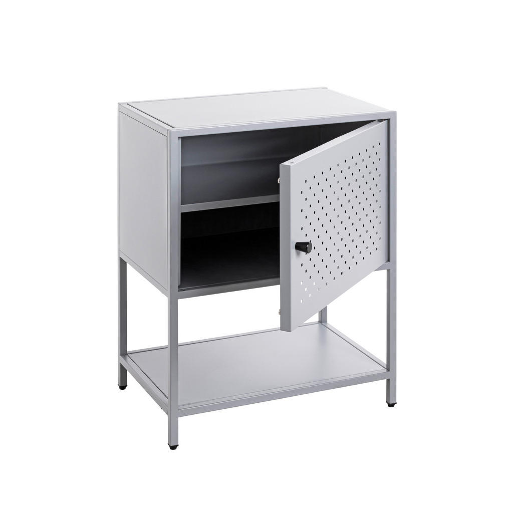 Thumbnail - Beistelltisch grau B/H/T: ca. 45x61x32 cm