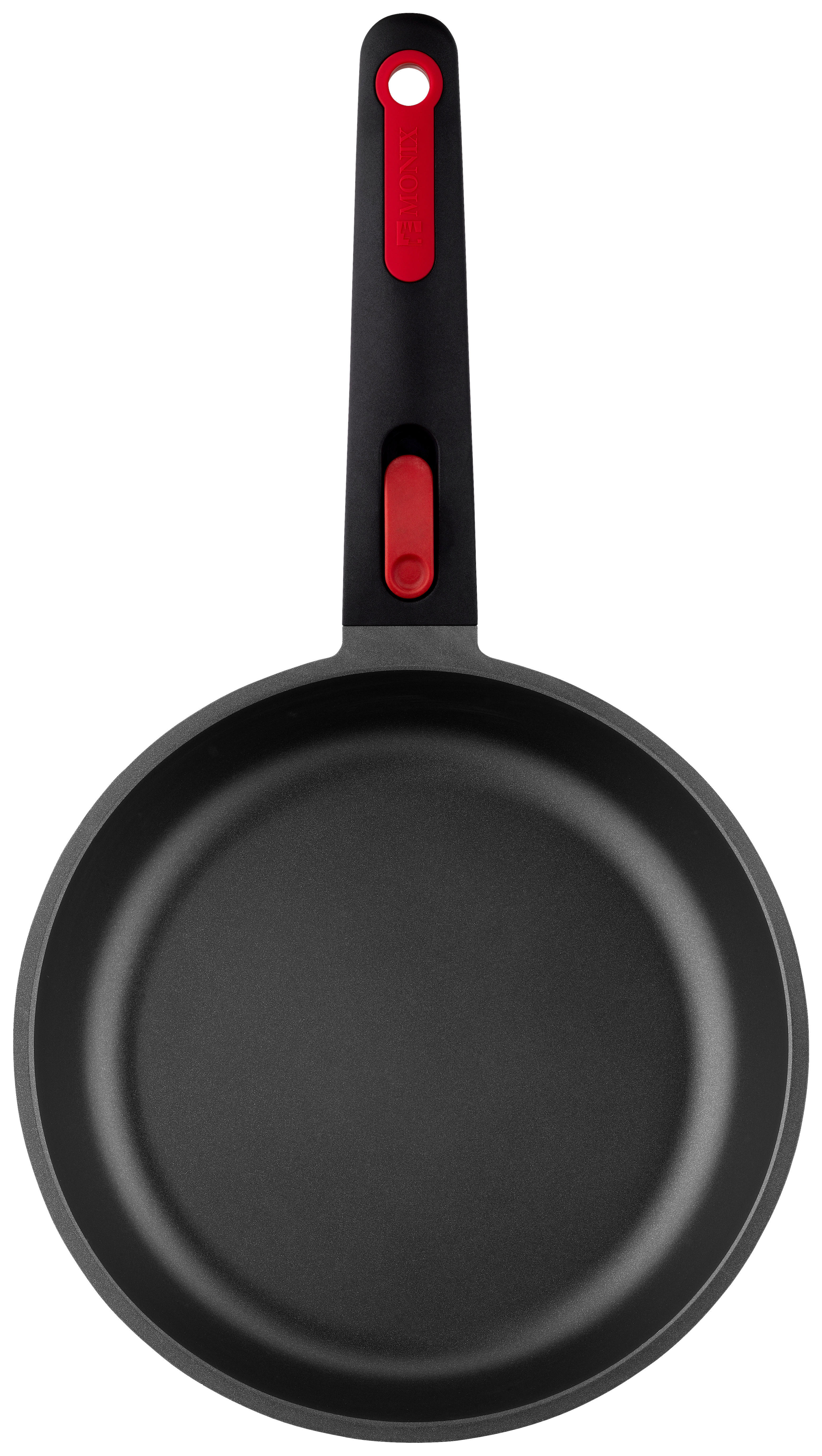 Monix Pfanne IN&OUT schwarz Aluguss D: ca. 22 cm IN&OUT - rot/schwarz (22,00cm) - Monix