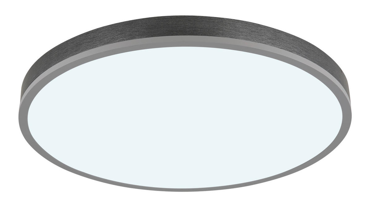 GLOBO LED-Deckenleuchte DORO 416080AD4R-CCT Opal silber Aluminium MDF H/D: ca. 8,5x60 cm 1 Brennstellen DORO - Opal/silber (60,00/8,50cm) - GLOBO