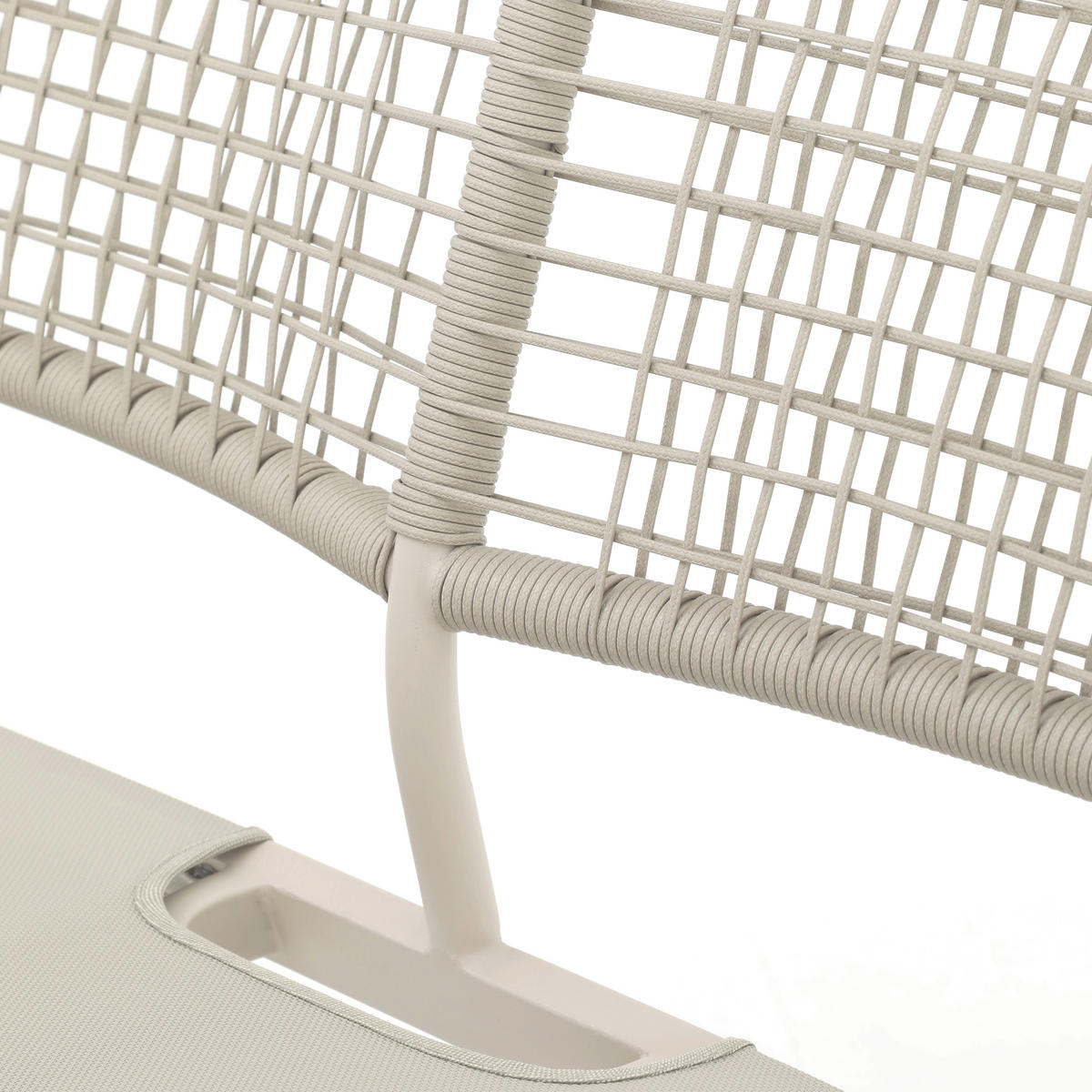 POCOline Gartensitzgruppe beige Stahl Gartensitzgruppe_St.Henri_4tlg. - beige/weiß - POCOline