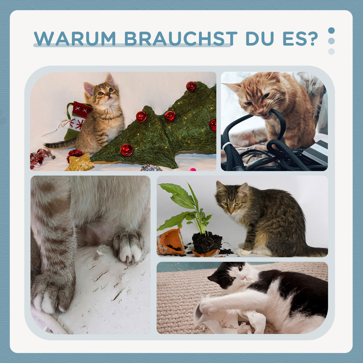 PawHut Kratzbaum grau Polypropylen B/H/L: ca. 40x60x255 cm Kratzbaum - grau (255,00/40,00/60,00cm) - PawHut