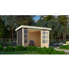 Karibu Gartenhaus Felipo 2 Terragrau B/H/T: ca. 302x217x211 cm Felipo 2 - Terragrau (302,00/217,00/211,00cm) - Karibu