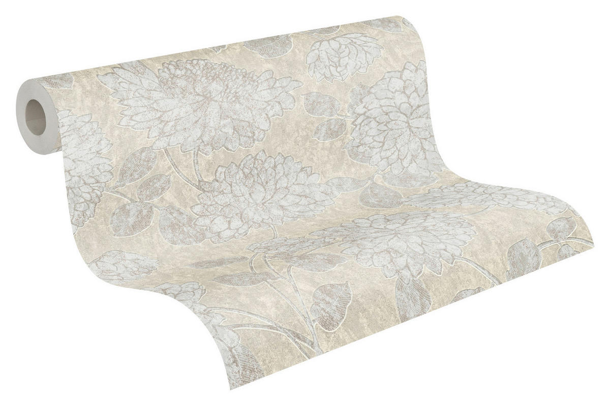 A.S.Creation Vliestapete Attractive 2 Floral beige B/L: ca. 53x1005 cm Attractive 2 - beige (53,00/1005,00cm) - A.S.Creation
