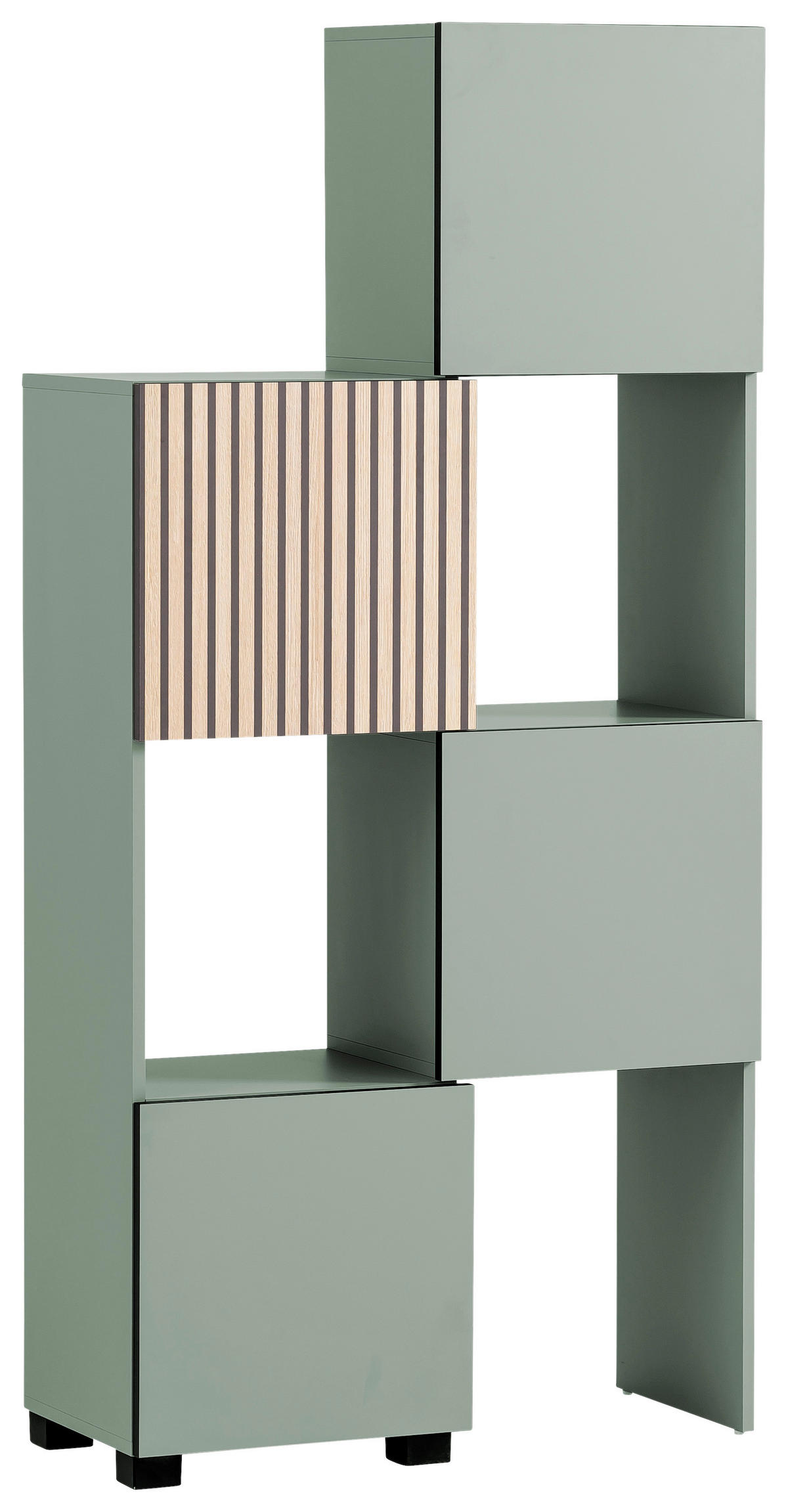 Regal Alexa Pistazie B/H/T: ca. 76x165,1x33,1 cm Alexa - Pistazie (76,00/165,10/33,10cm) - Möbelpartner