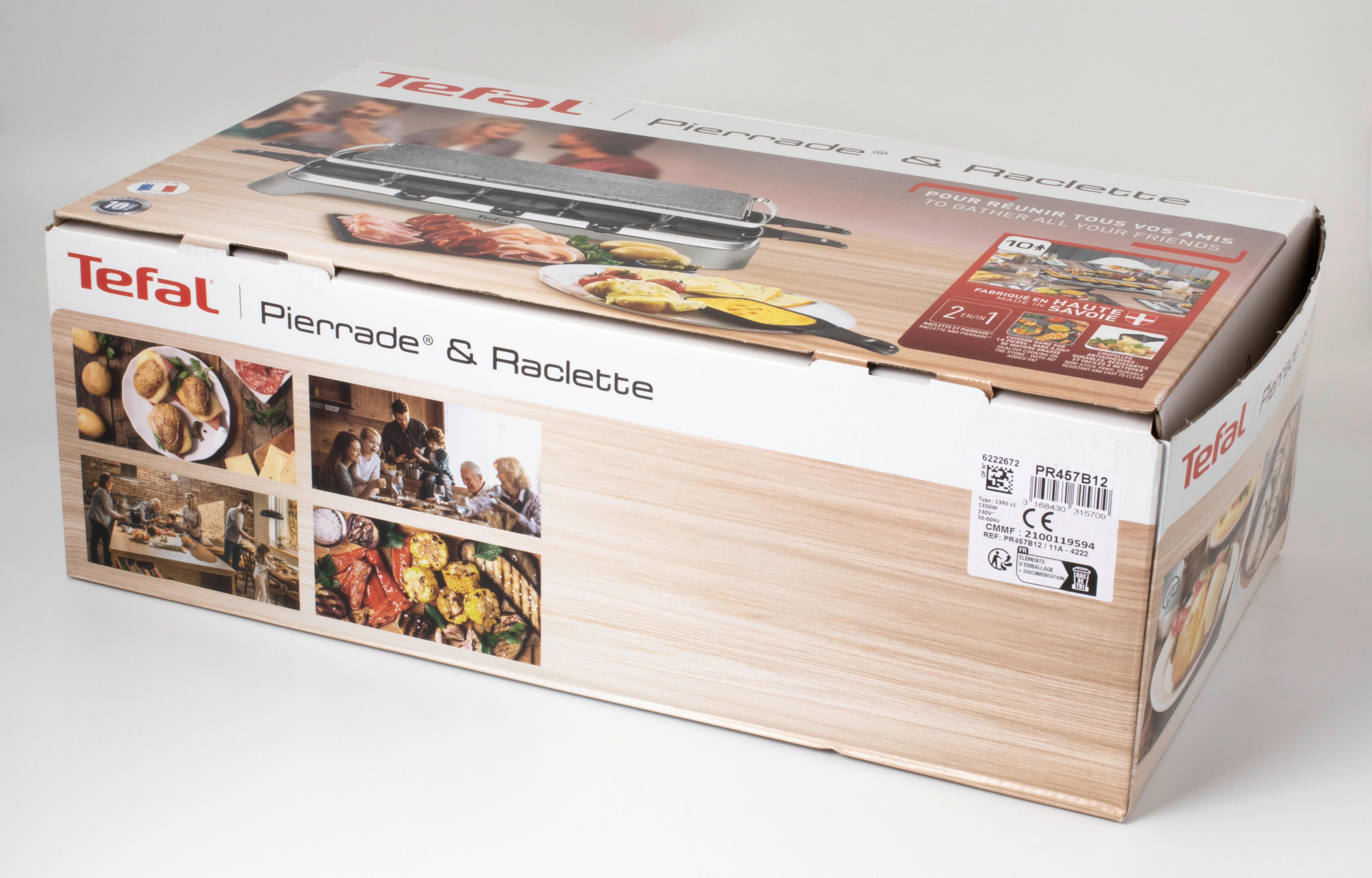 Tefal Raclette 37844 silber B/H/T: ca. 3...