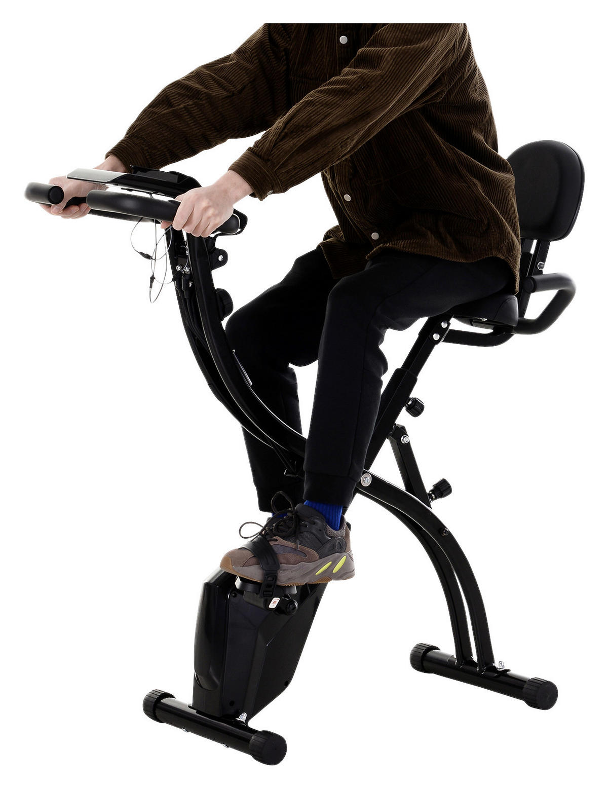 HOMCOM Fahrradtrainer schwarz Stahl Fahrradtrainer - schwarz - HOMCOM