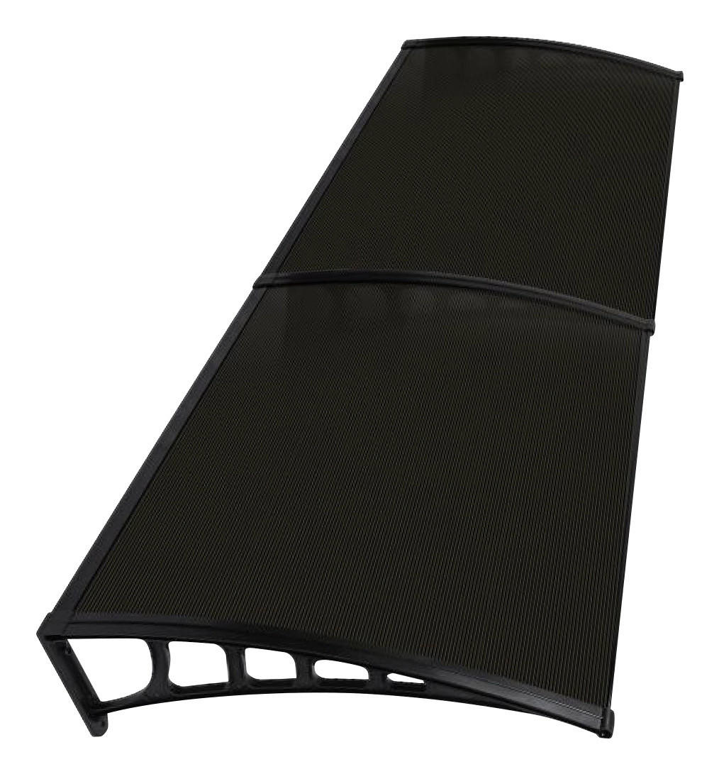 Burtas Vordach Vordach Crocus schwarz B/H/L: ca. 240x23x80 cm Crocus - schwarz (80,00/240,00/23,00cm) - Burtas Vordach