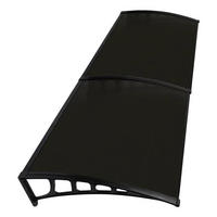 Burtas Vordach Vordach Crocus schwarz B/H/L: ca. 240x23x80 cm Crocus - schwarz (80,00/240,00/23,00cm) - Burtas Vordach