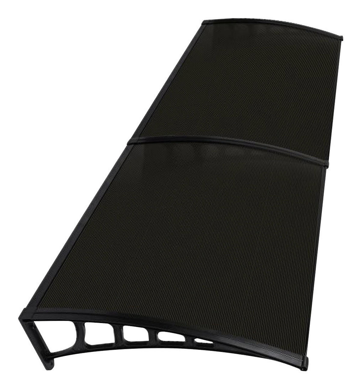 Burtas Vordach Vordach Crocus schwarz B/H/L: ca. 240x23x80 cm Crocus - schwarz (80,00/240,00/23,00cm) - Burtas Vordach
