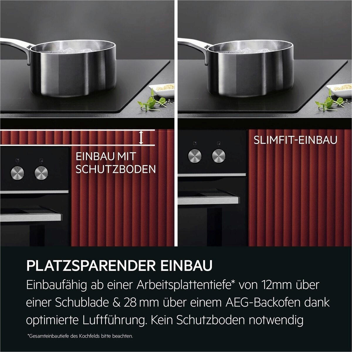 AEG Backofen-Set XXXL60 schwarz B/H/T: ca. 59,4x59,4x56 cm XXXL60 - schwarz (59,40/59,40/56,00cm) - AEG