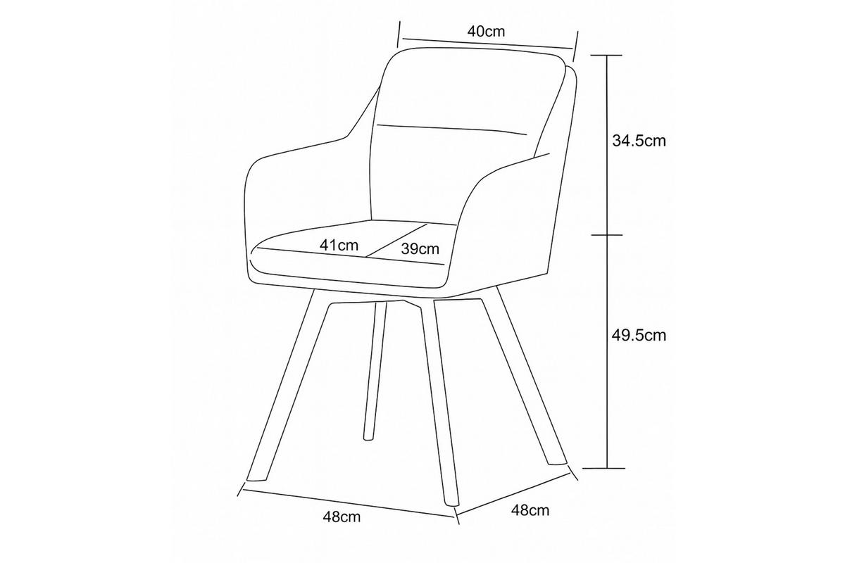 Stuhl SOPHIE, 2er Set anthrazit schwarz B/H/T: ca. 53x87x62 cm SOPHIE, 2er Set - schwarz/anthrazit (53,00/87,00/62,00cm) - xonox.home
