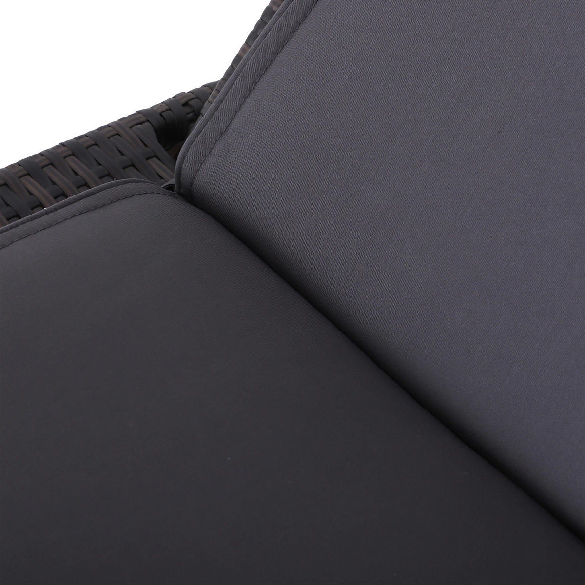 Outsunny Liegenauflage grau Polyester-Mischgewebe B/H/L: ca. 53x5x198 cm Liegenauflage_mit_Kopfkissen - grau (198,00/53,00/5,00cm) - Outsunny