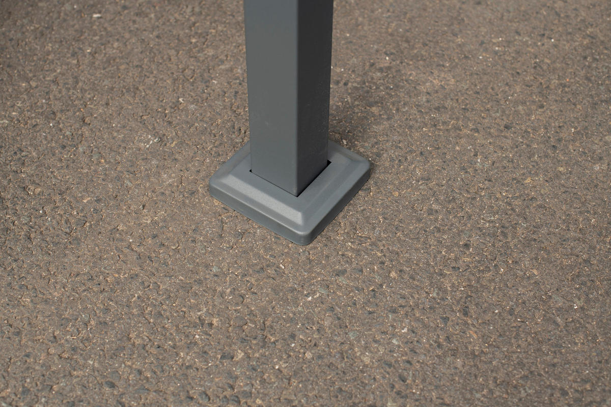 Westmann MülltonnenverkleidungBox Planum Box Planum - anthrazit/silber (90,00/410,00/120,00cm) - Westmann
