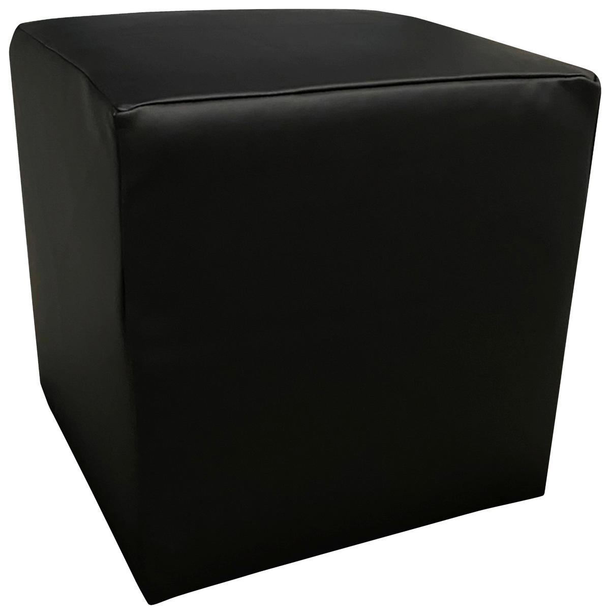Hocker Tok Lagos schwarz schwarz Kunststoff Styropor Schaumstoff Kord B/H/T: ca. 45x42x45 cm Tok Lagos - schwarz (45,00/42,00/45,00cm)