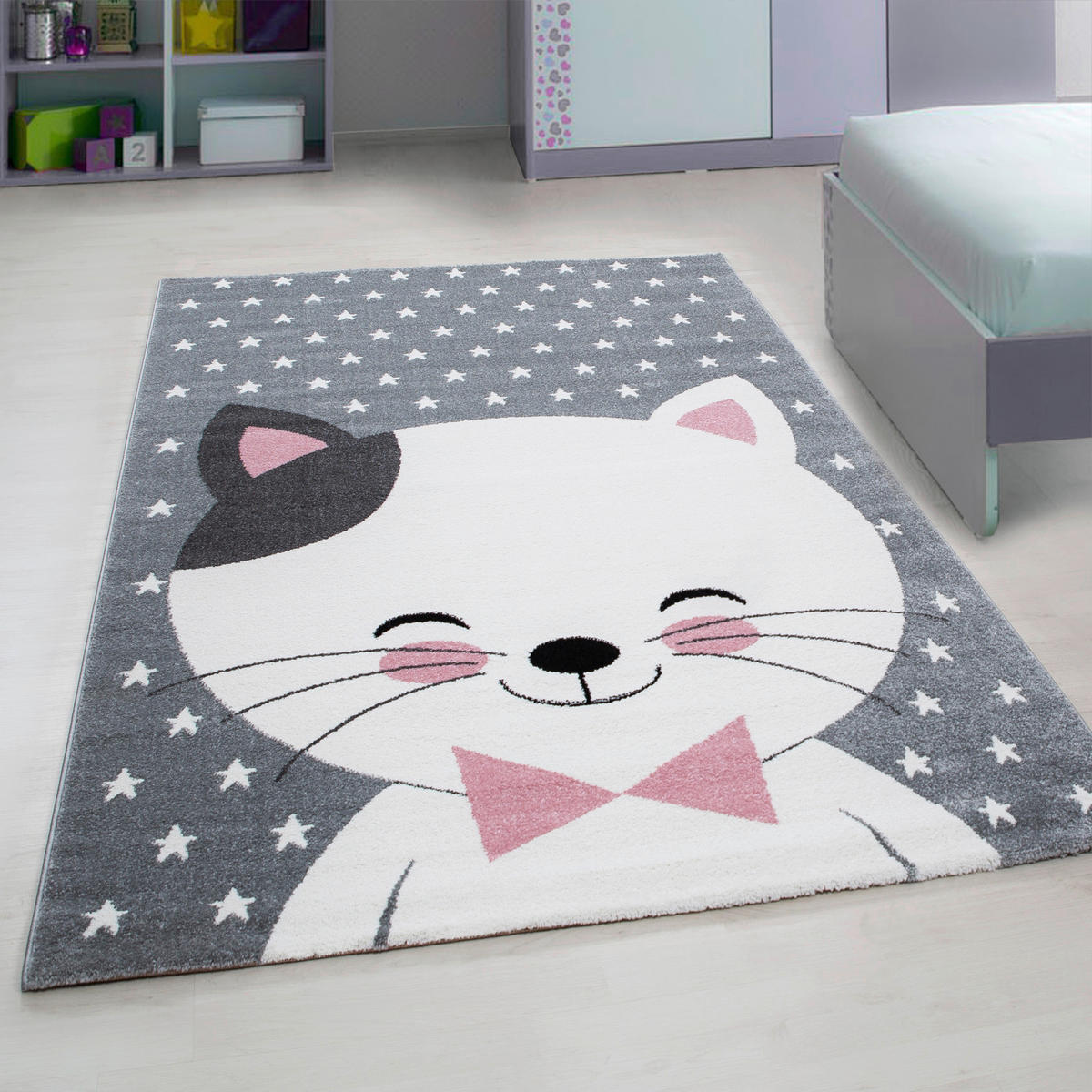 Ayyildiz Teppich KIDS pink B/L: ca. 200x290 cm KIDS - pink (200,00/290,00cm) - Ayyildiz
