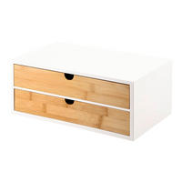 Kesper Organizer braun MDF B/H/L: ca. 21,5x14x33,5 cm Organizer - braun/weiß (33,50/21,50/14,00cm) - Kesper