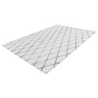 360Living Teppich Vivica weiß B/L: ca. 160x230 cm Vivica - weiß/anthrazit (160,00/230,00cm) - 360Living