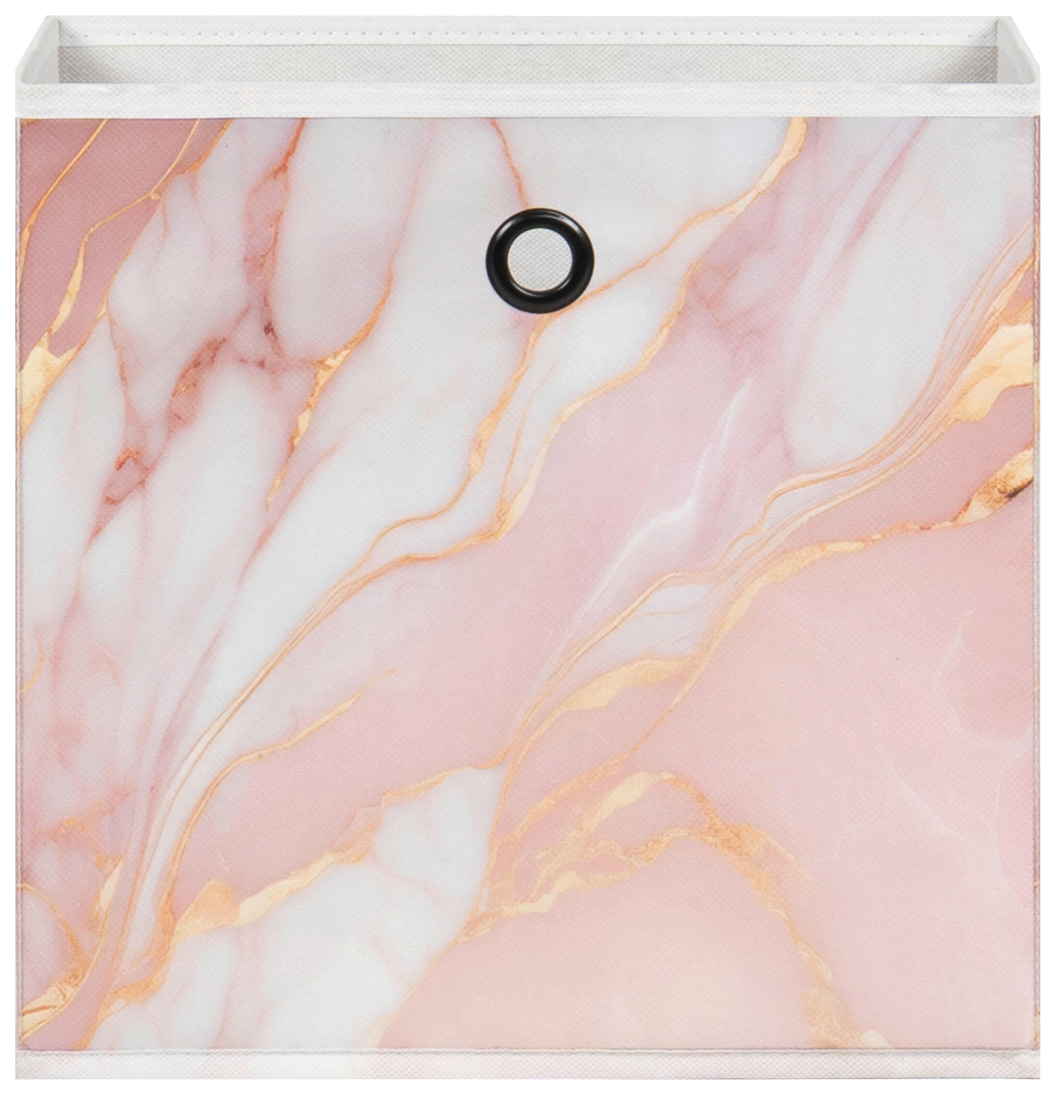 Motivbox Mamor rosa gold B/H/T: ca. 32x32x32 cm Mamor - gold/rosa (32,00/32,00/32,00cm)