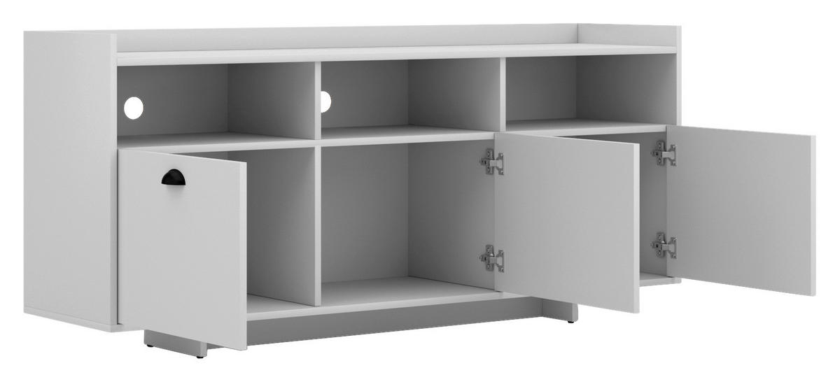 Kommode Cup weiß weiß matt B/H/T: ca. 155x75x40 cm Cup - weiß (155,00/75,00/40,00cm) - WIPMEB