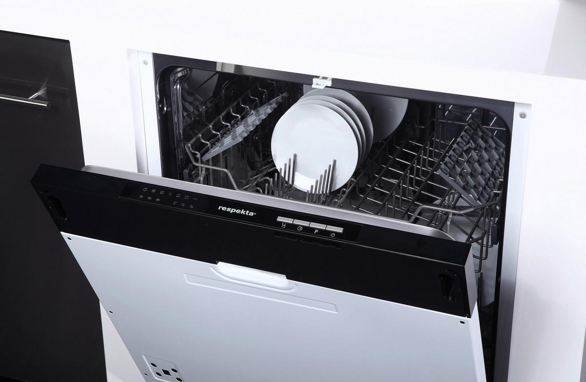 Respekta Küchenblock Premium grau hochglänzend B/H/T: ca. 445x220,5x60 cm Premium - Eiche/grau (445,00/220,50/60,00cm) - Respekta