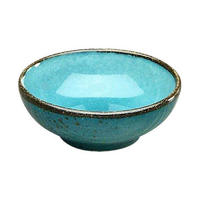 CreaTable Schalen-Set NATURE COLLECTION türkis Steinzeug D: ca. 8 cm NATURE COLLECTION - türkis (8,00cm) - CreaTable