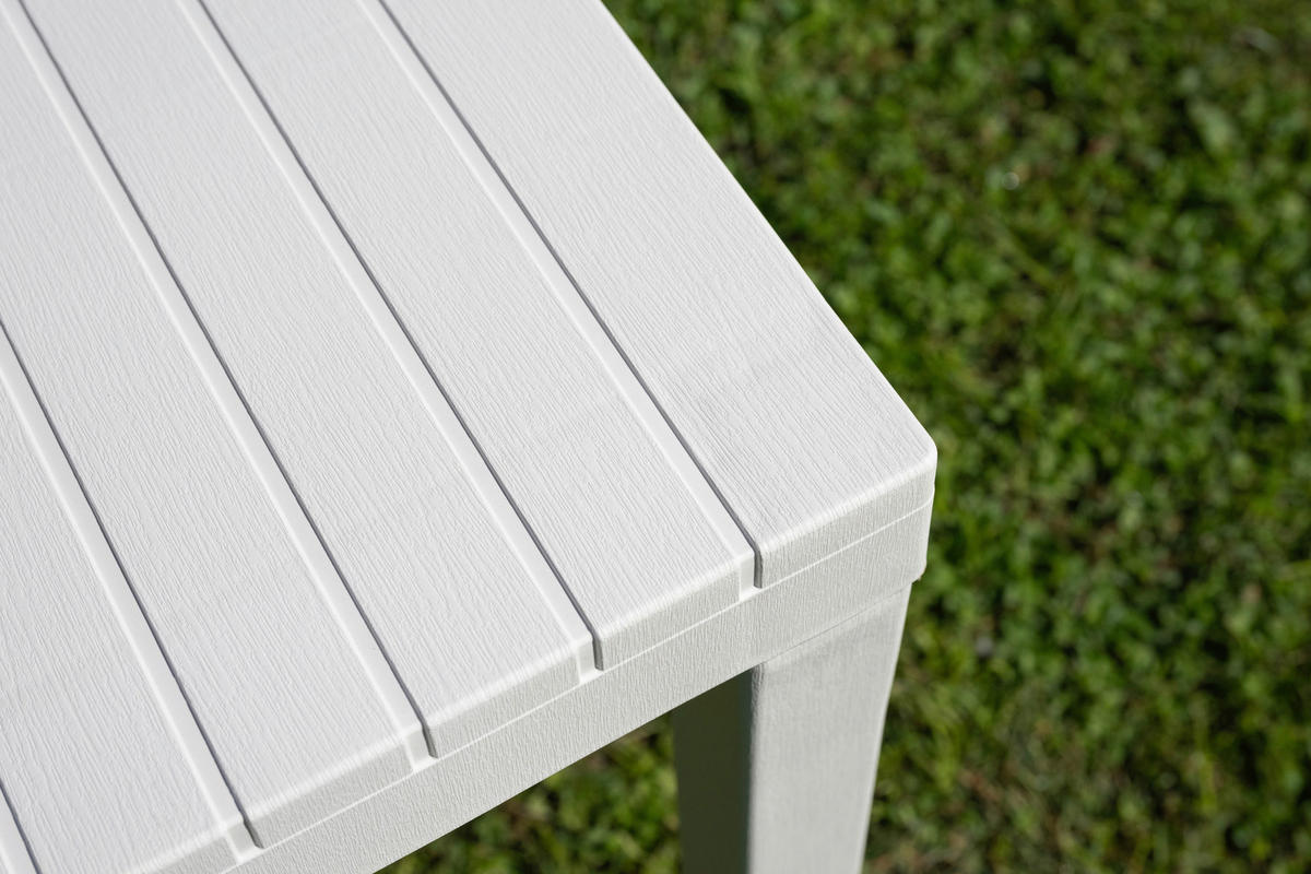 ProGarden Gartentisch Indo weiß Kunststoff B/H/L: ca. 90x72x220 cm Indo - weiß (220,00/90,00/72,00cm) - ProGarden