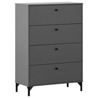 Kommode Smash anthrazit B/H/T: ca. 80,1x116,7x40 cm Smash - anthrazit (80,10/116,70/40,00cm) - Möbelpartner