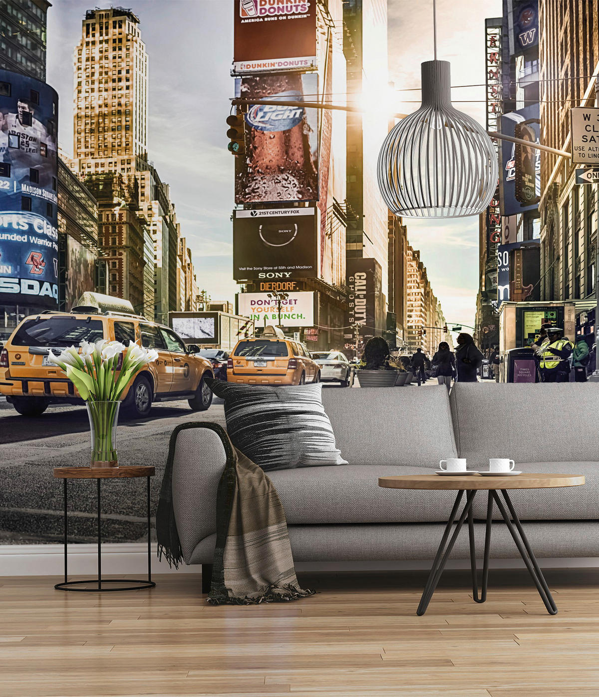 Komar Fototapete Times Square B/L: ca. 300x250 cm Times Square - (300,00/250,00cm) - Komar