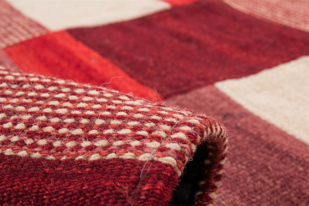 Kayoom Kurzflorteppich Radical 230 mehrfarbig B/L: ca. 160x230 cm Radical 230 - rot/mehrfarbig (160,00/230,00cm) - Kayoom