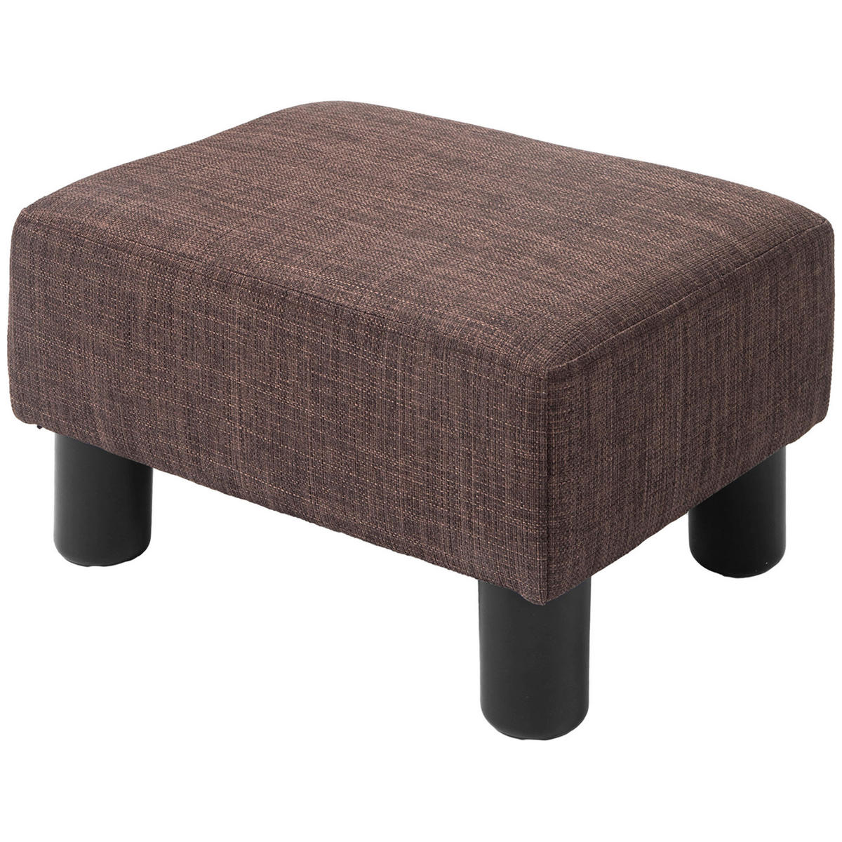 HOMCOM Hocker braun B/H/L: ca. 30x40x24 cm Fußhocker - braun (24,00/30,00/40,00cm) - HOMCOM