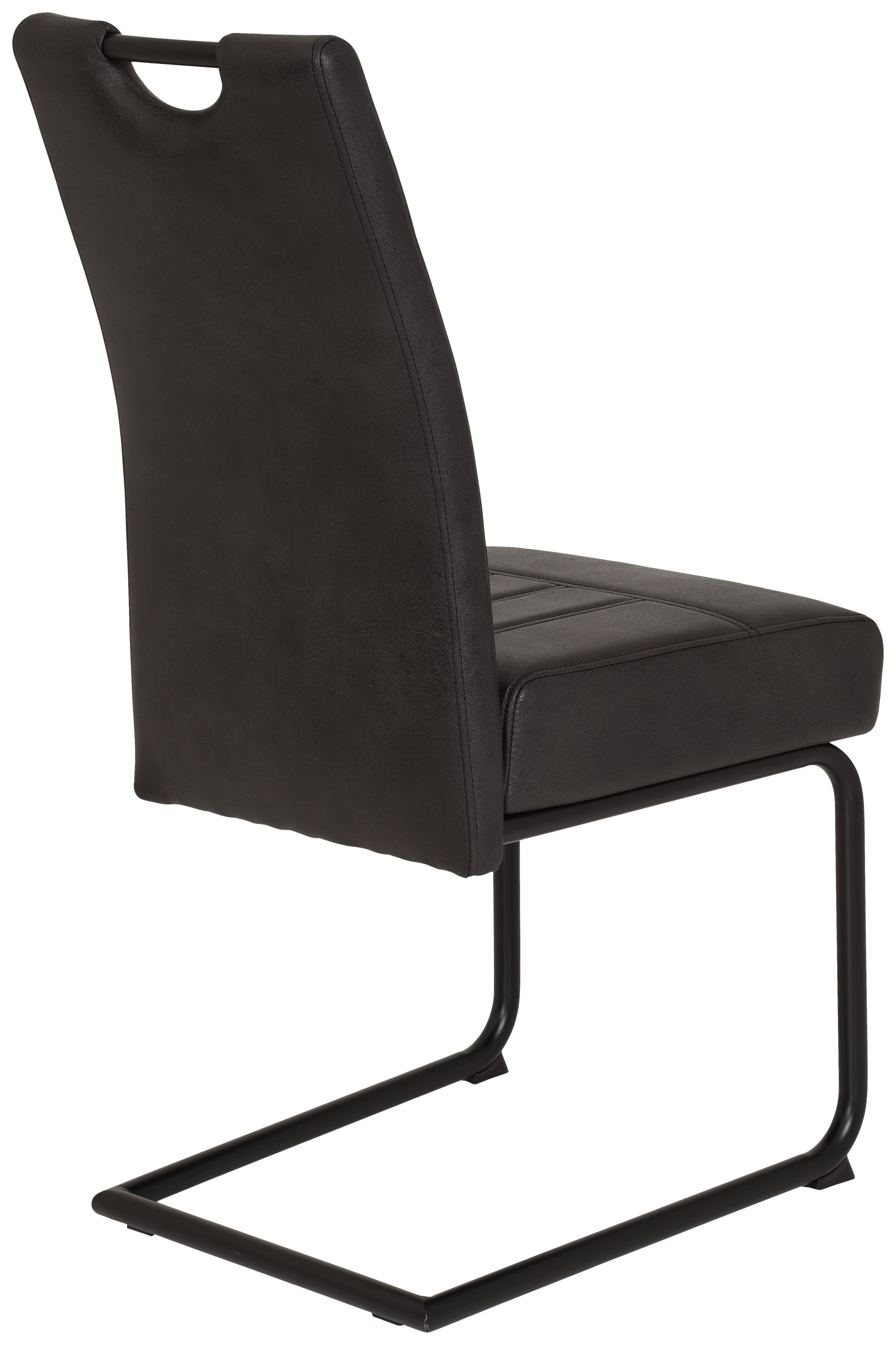 Schwingstuhl Betty anthrazit Vintage B/H/T: ca. 43x99x60 cm Betty - schwarz/anthrazit (43,00/99,00/60,00cm)