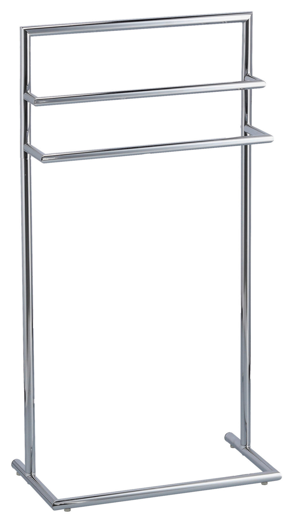 Handtuchständer silber Metall B/H/L: ca. 23x83x43 cm Handtuchständer - silber (43,00/23,00/83,00cm) - Zeller