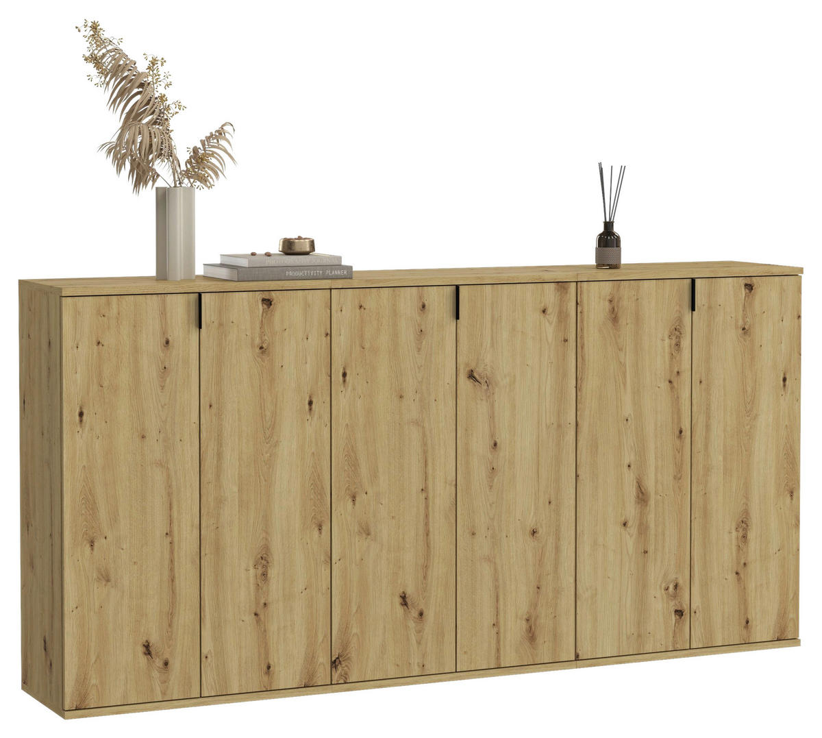 Garderobe PROJEKT Eiche Artisan Nachbildung B/H/T: ca. 183x99x34 cm PROJEKT - Eiche (183,00/99,00/34,00cm) - xonox.home