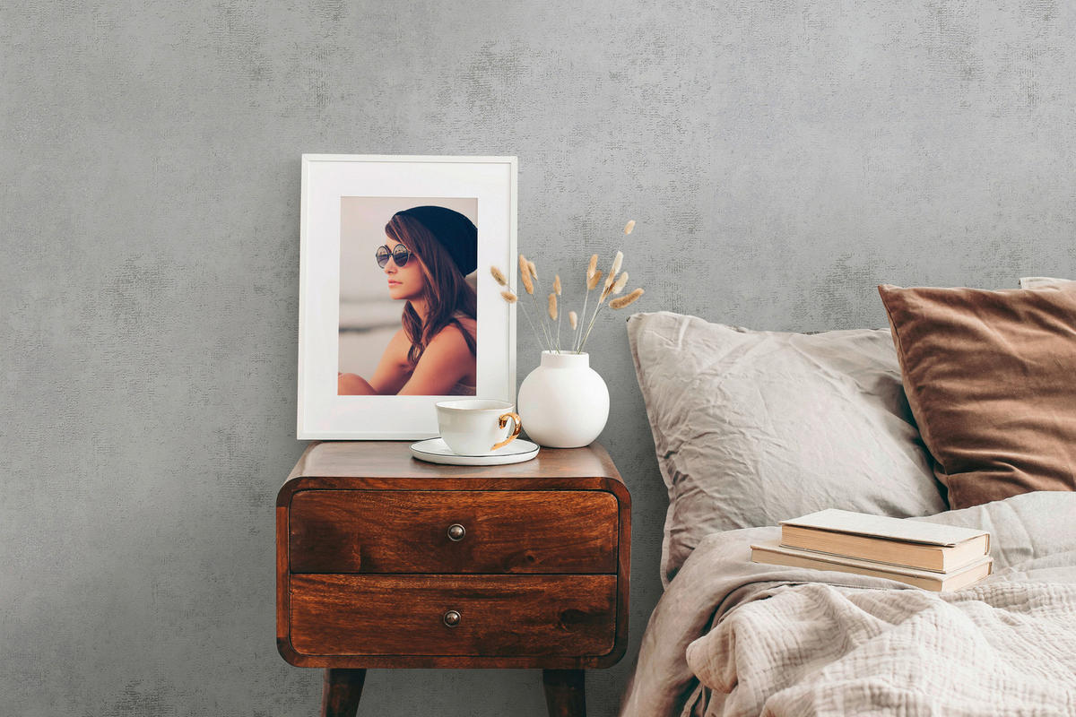 A.S.Creation Vliestapete silber grau B/H/D: ca. 53x1005x9,2 cm Vliestapete - silber/grau (9,20/1005,00cm) - A.S.Creation