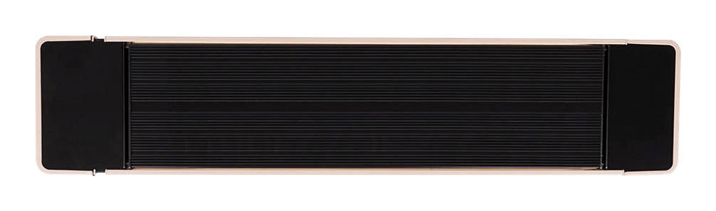 BHP Terassenheizstrahler Sibirien B992326 schwarz Aluminium B/H/T: ca. 93x20x5 cm ca. 1200 W Terrassenheizer Sibirien B992326 - schwarz (93,00/20,00/5,00cm) - BHP