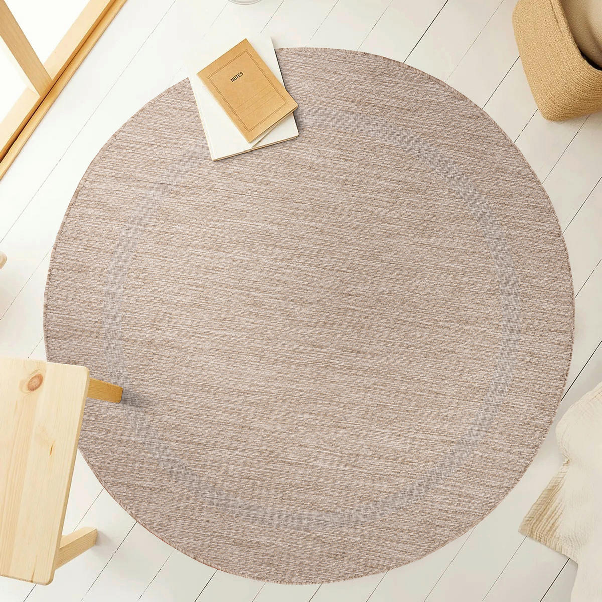 Ayyildiz Teppich RELAX beige B/L: ca. 120x120 cm RELAX - beige (120,00/120,00cm) - Ayyildiz