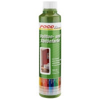 POCOline Vollton- und Abtönfarbe farngrün ca. 0,75 l Voll+Abtönfarbe 750ml farngrün - farngrün (750ml) - POCOline