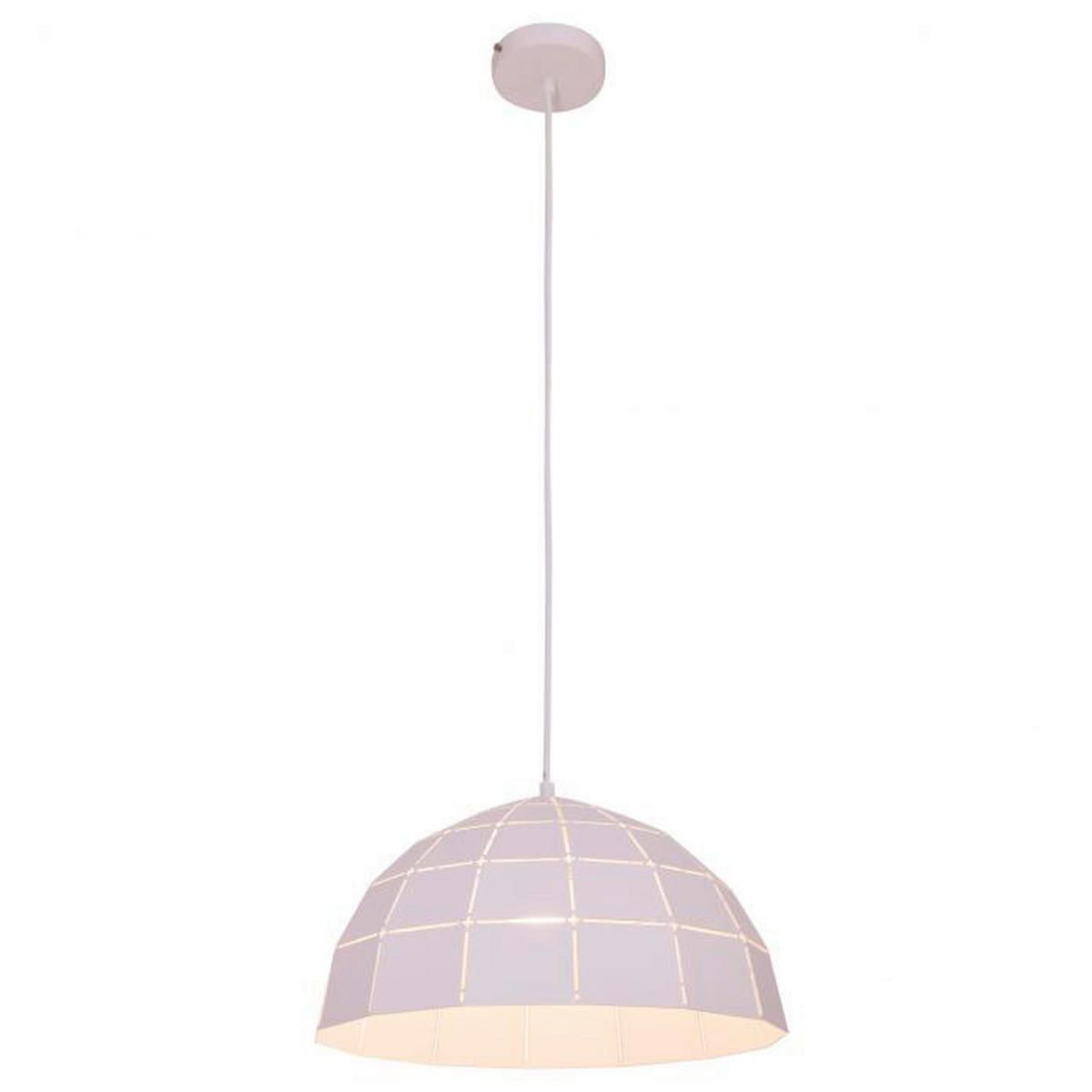 Näve Leuchten Pendelleuchte NV6106323 weiß Metall D: ca. 40 cm E27 1 Brennstellen Alison - weiß (40,00cm) - Näve Leuchten