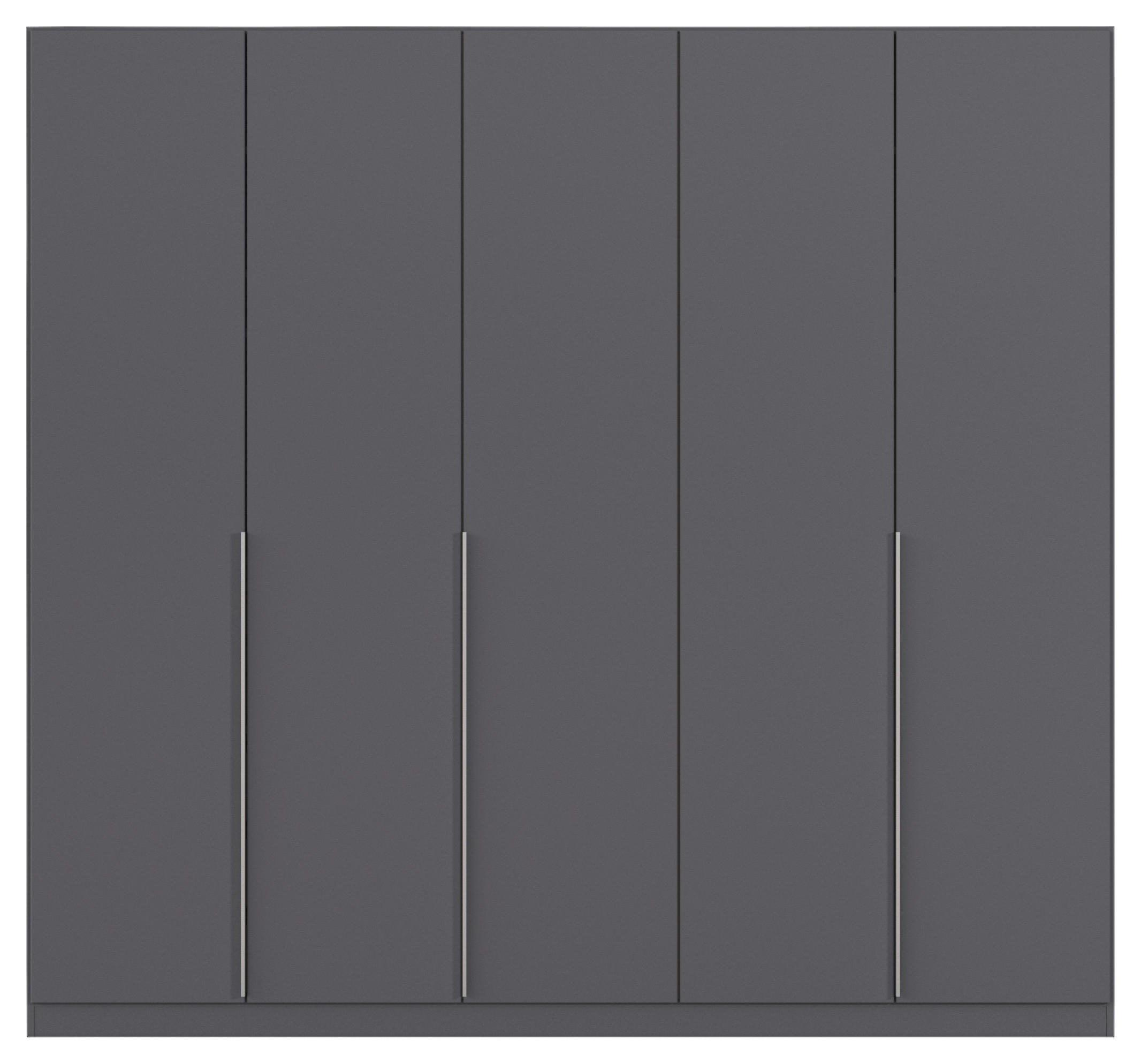 Kleiderschrank Alabama grau B/H/T: ca. 225x210x54 cm Alabama - Alu/grau (225,00/210,00/54,00cm)