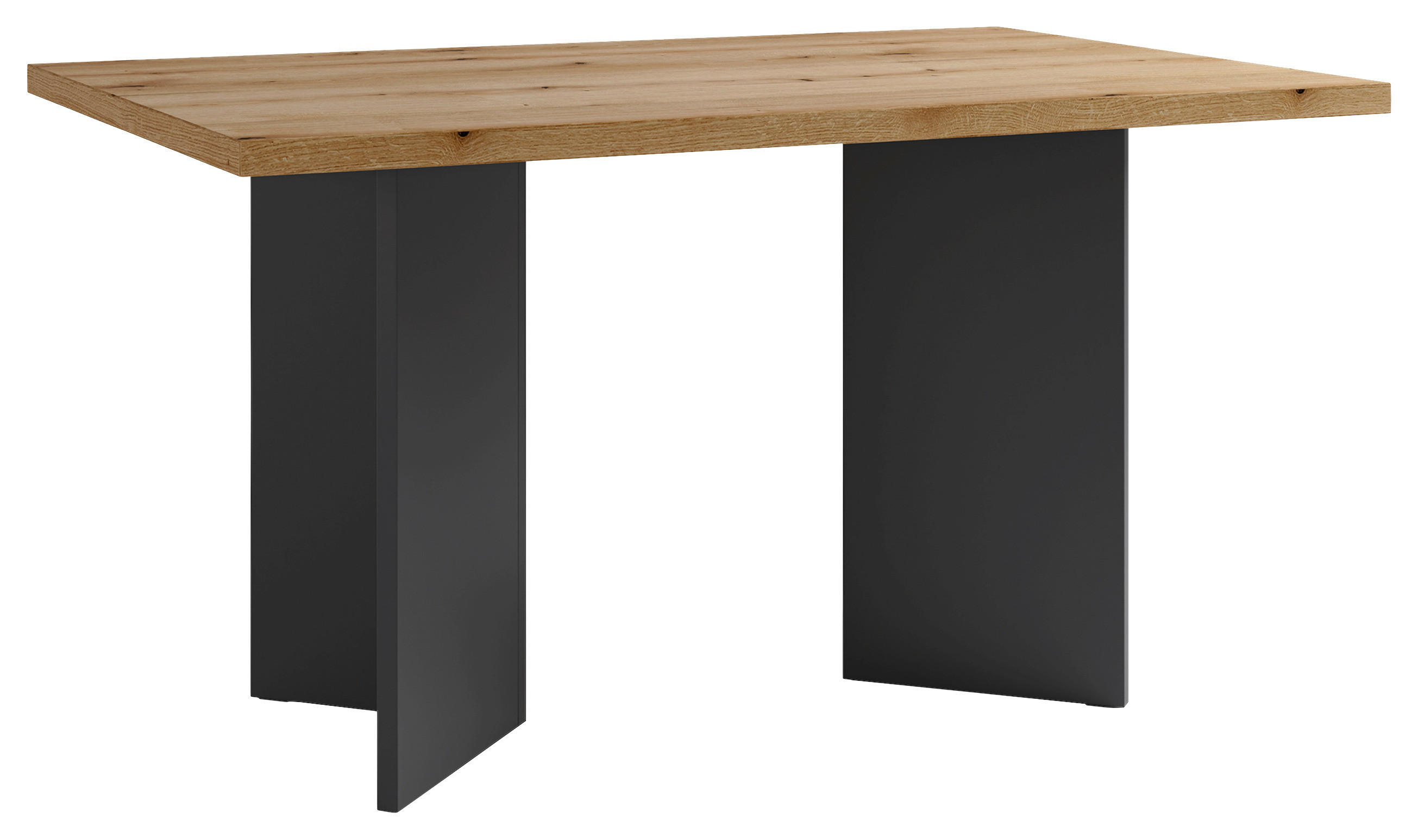 Tisch MARTEN Eiche anthrazit B/H/T: ca. 138x75,5x90 cm MARTEN - Eiche/anthrazit (138,00/75,50/90,00cm) - byLIVING