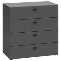 Schubkastenkommode System 64 anthrazit matt B/H/T: ca. 64x64x35 cm System 64 - anthrazit (64,00/64,00/35,00cm)