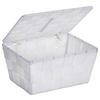 Badkorb weiß Kunststoff B/H/L: ca. 19x10x14 cm Badkorb_Adria_mit_Deckel weiß - weiß (14,00/19,00/10,00cm) - WENKO