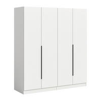 Kleiderschrank KOPENHAGEN weiß B/H/T: ca. 160x181x52 cm KOPENHAGEN - weiß (160,00/181,00/52,00cm) - xonox.home