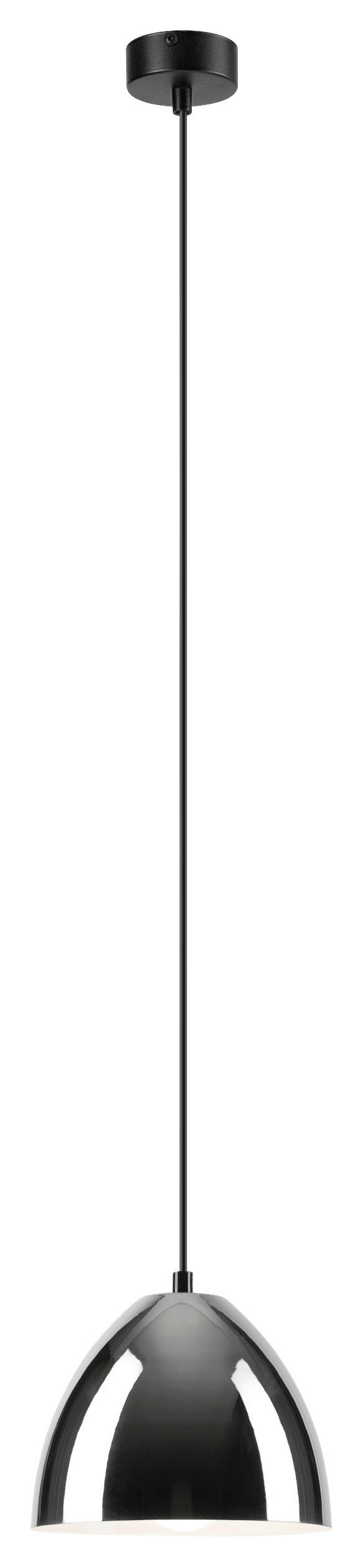 Lamkur Pendelleuchte MIA 40448 Chrom Stahl H/L: ca. 105x19 cm E27 1 Brennstellen Mia - Chrom (19,00cm) - Lamkur